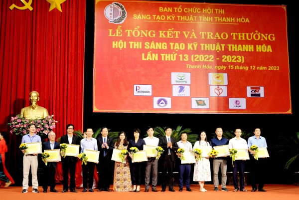 Trường Cao đẳng Công nghiệp Thanh Hóa nhận giải thưởng Hội thi sáng tạo kỹ thuật Thanh Hóa lần thứ 13 (2022-2023)