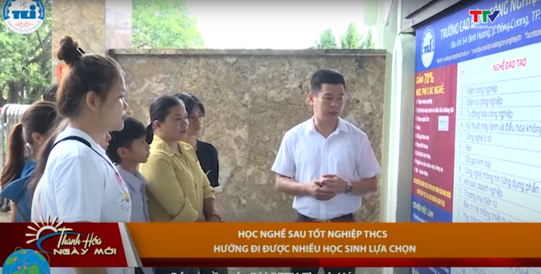 Trường Cao đẳng Công nghiệp Thanh Hóa tuyển sinh đối tượng học sinh đã tốt nghiệp THCS năm học 2023-2024.