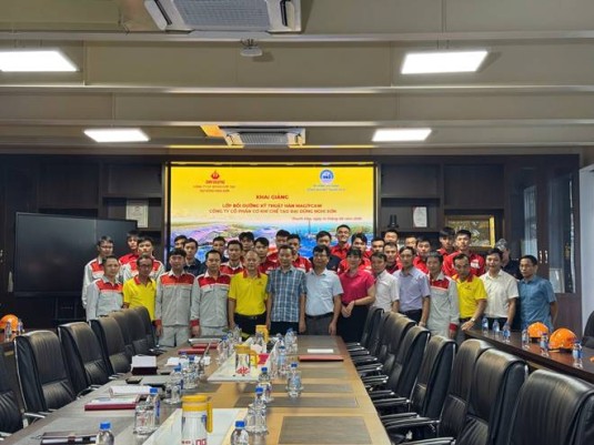 Trường Cao đẳng Công nghiệp Thanh Hóa khai giảng khóa đào tạo nghề Kỹ thuật hàn MAG/FCAW tại Công ty Thép Đại Dũng – Nghi Sơn
